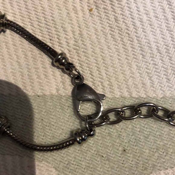 Blue and silver bracelet - Picture 5 of 7